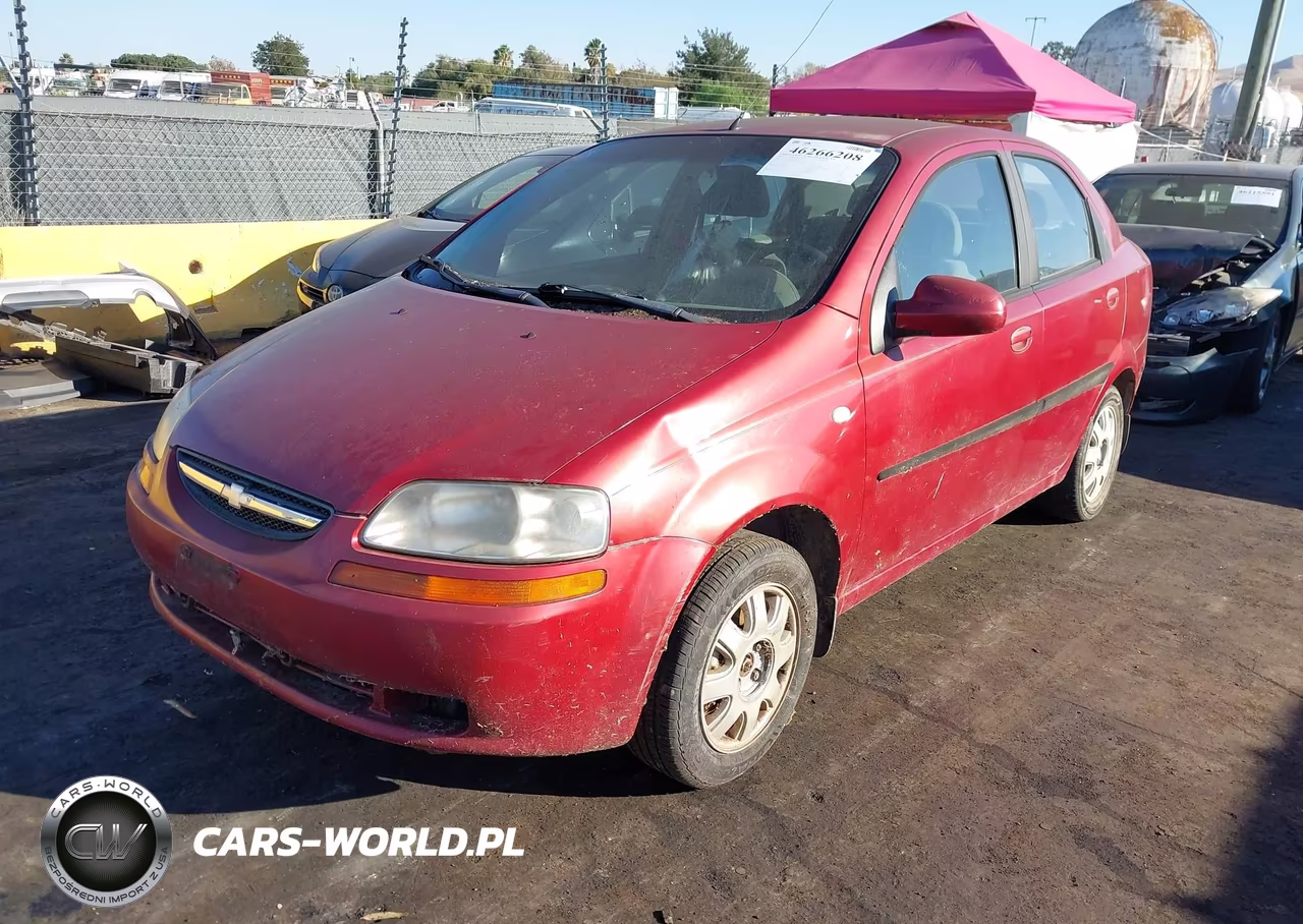 2005 Chevrolet Aveo Lt VIN:KL1TG52685B444656 - 2