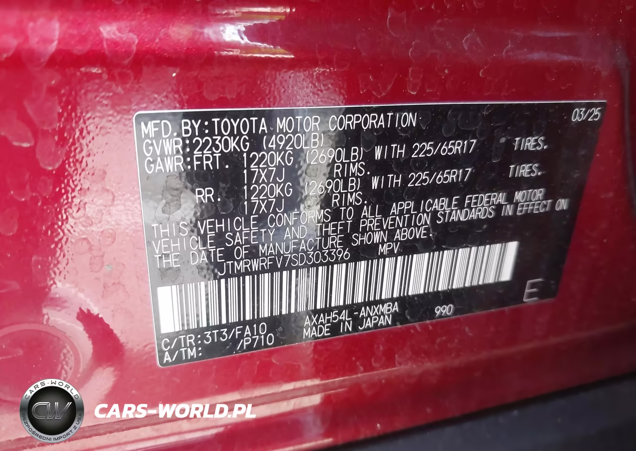2025 Toyota Rav4 Hybrid Xle VIN:JTMRWRFV7SD303396 - 9