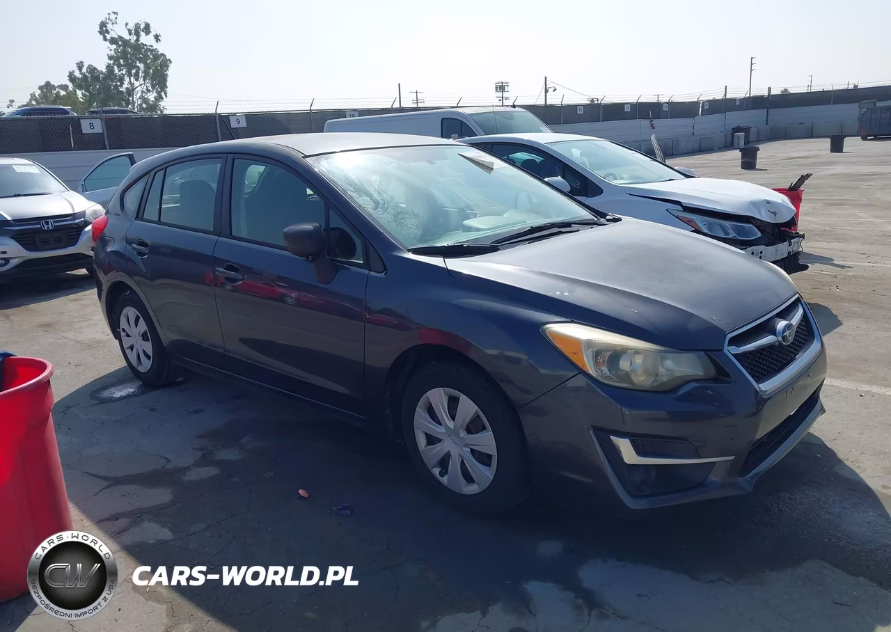 2015 Subaru Impreza 2.0I VIN:JF1GPAA69FH274557 - 1