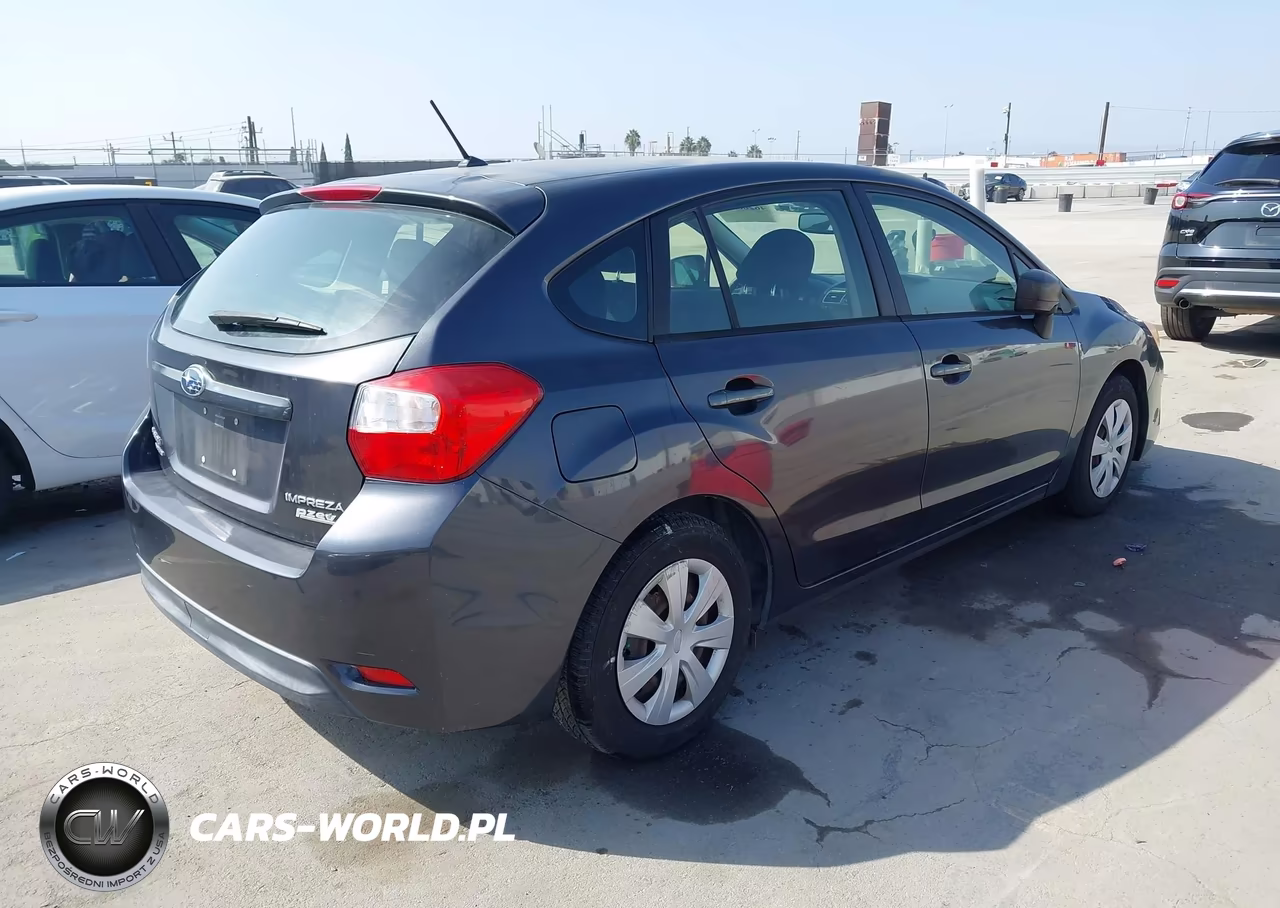 2015 Subaru Impreza 2.0I VIN:JF1GPAA69FH274557 - 4