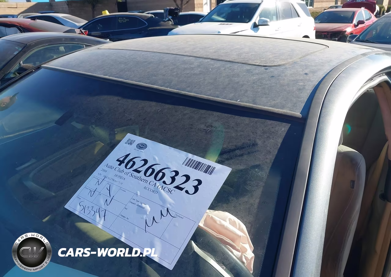 2008 Honda Accord 2.4 Ex VIN:1HGCS12798A017510 - 13