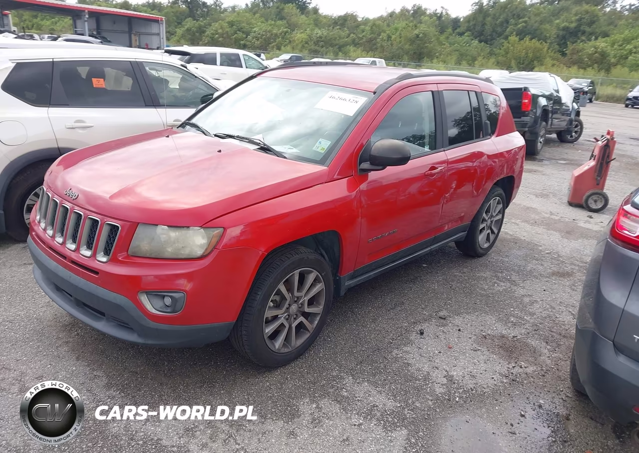 2016 Jeep Compass Sport Se VIN:1C4NJCBA7GD711191 - 2