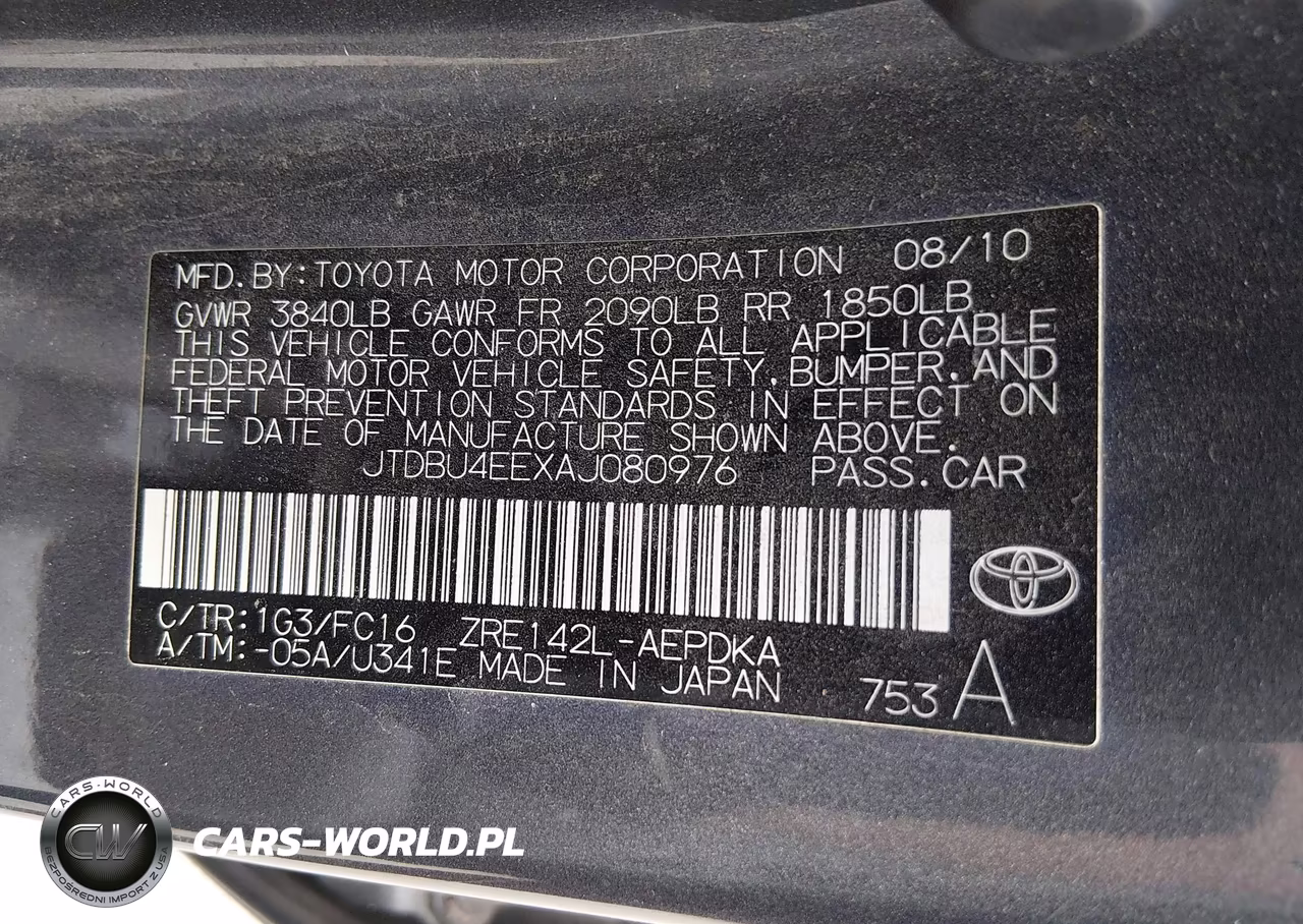 2010 Toyota Corolla Le VIN:JTDBU4EEXAJ080976 - 9