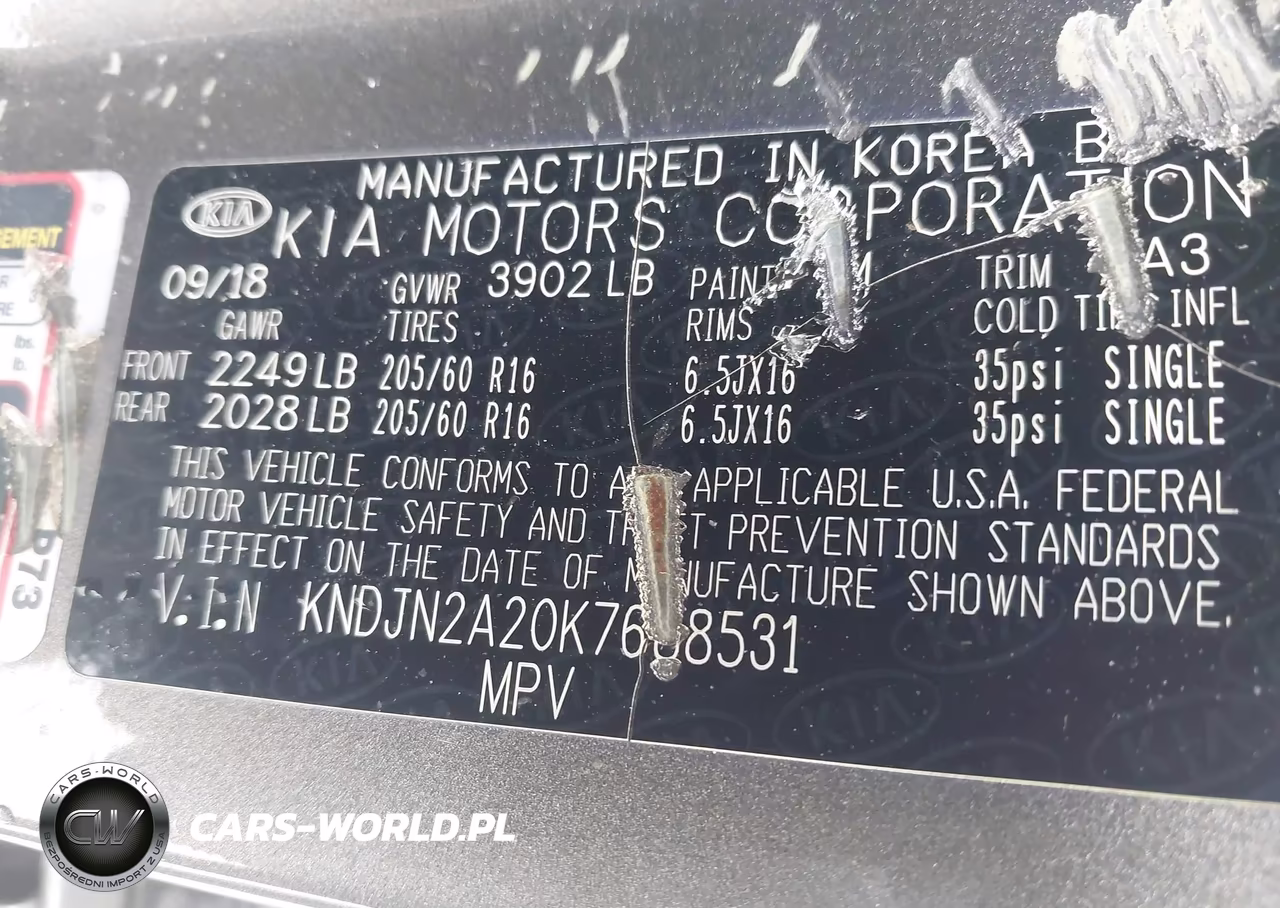 2019 Kia Soul VIN:KNDJN2A20K7688531 - 9