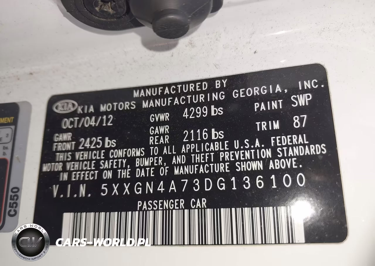 2013 Kia Optima Ex VIN:5XXGN4A73DG136100 - 9