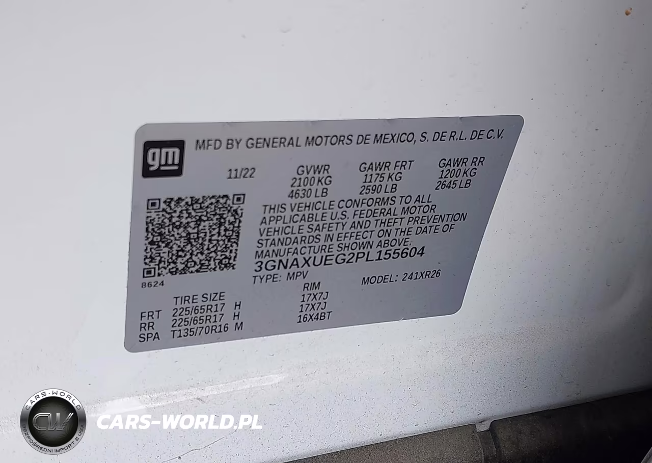 2023 Chevrolet Equinox Awd Lt VIN:3GNAXUEG2PL155604 - 9