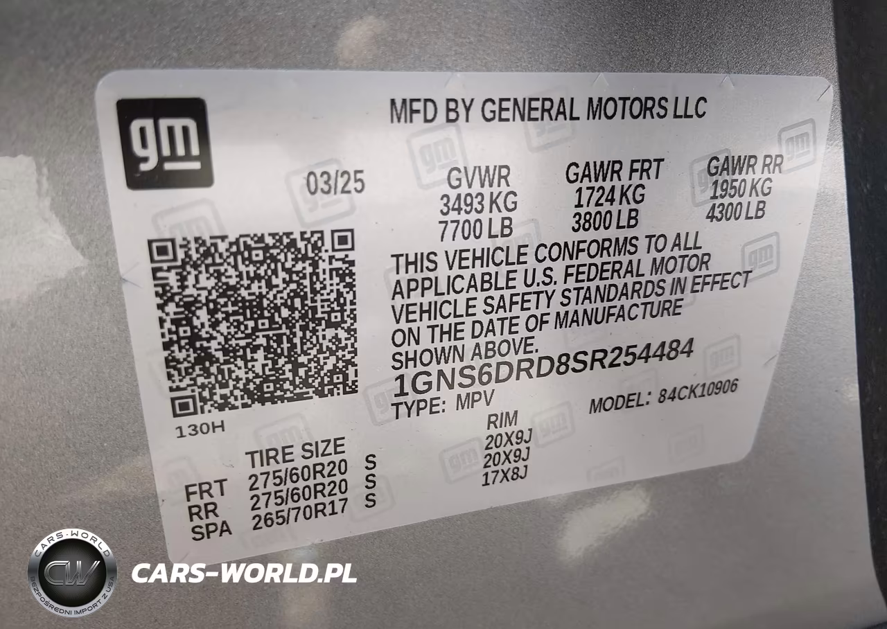 2025 Chevrolet Suburban 4Wd Z71 VIN:1GNS6DRD8SR254484 - 9