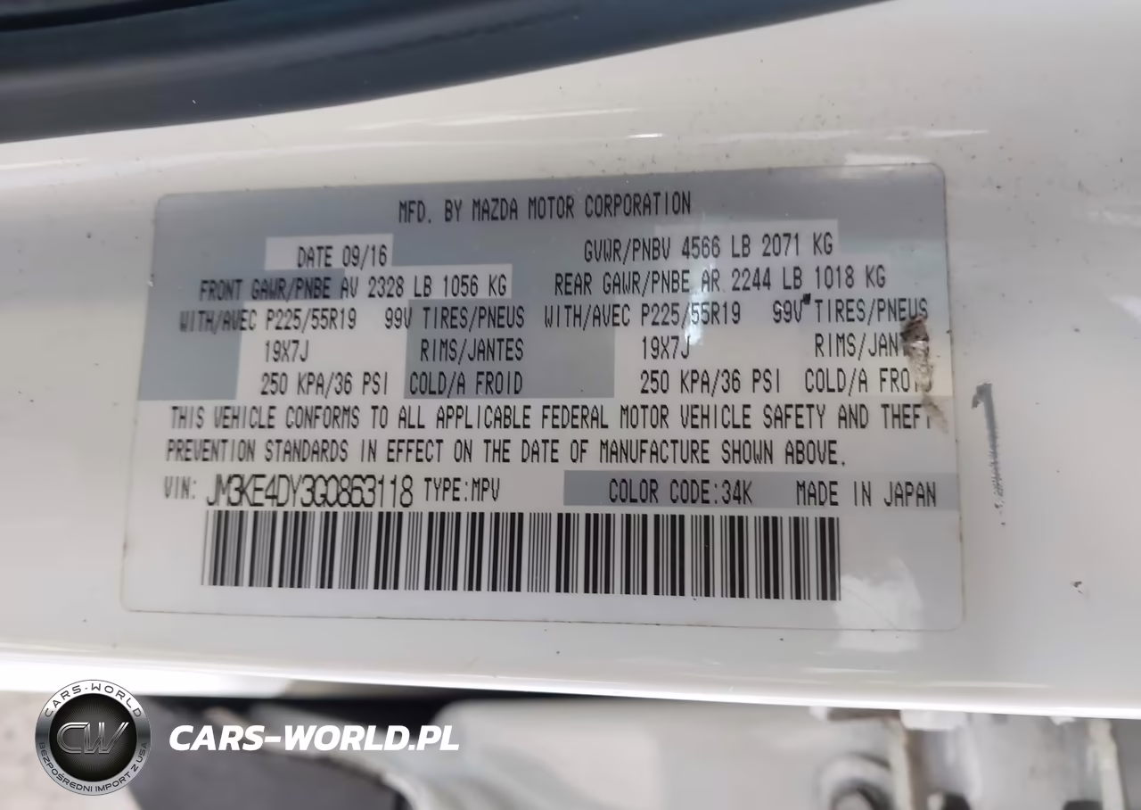 2016 Mazda Cx-5 Grand Touring VIN:JM3KE4DY3G0863118 - 9