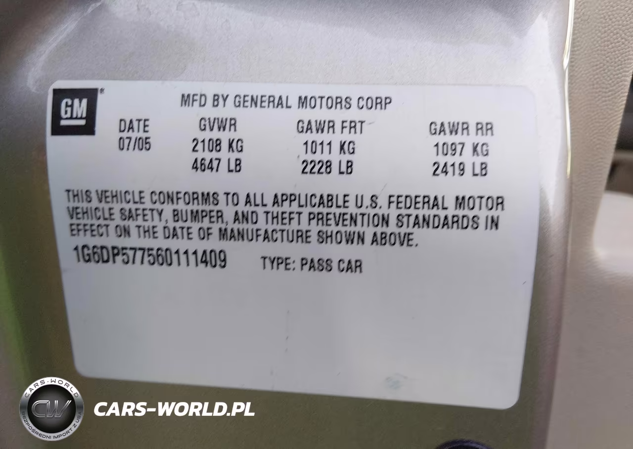 2006 Cadillac Cts Standard VIN:1G6DP577560111409 - 9