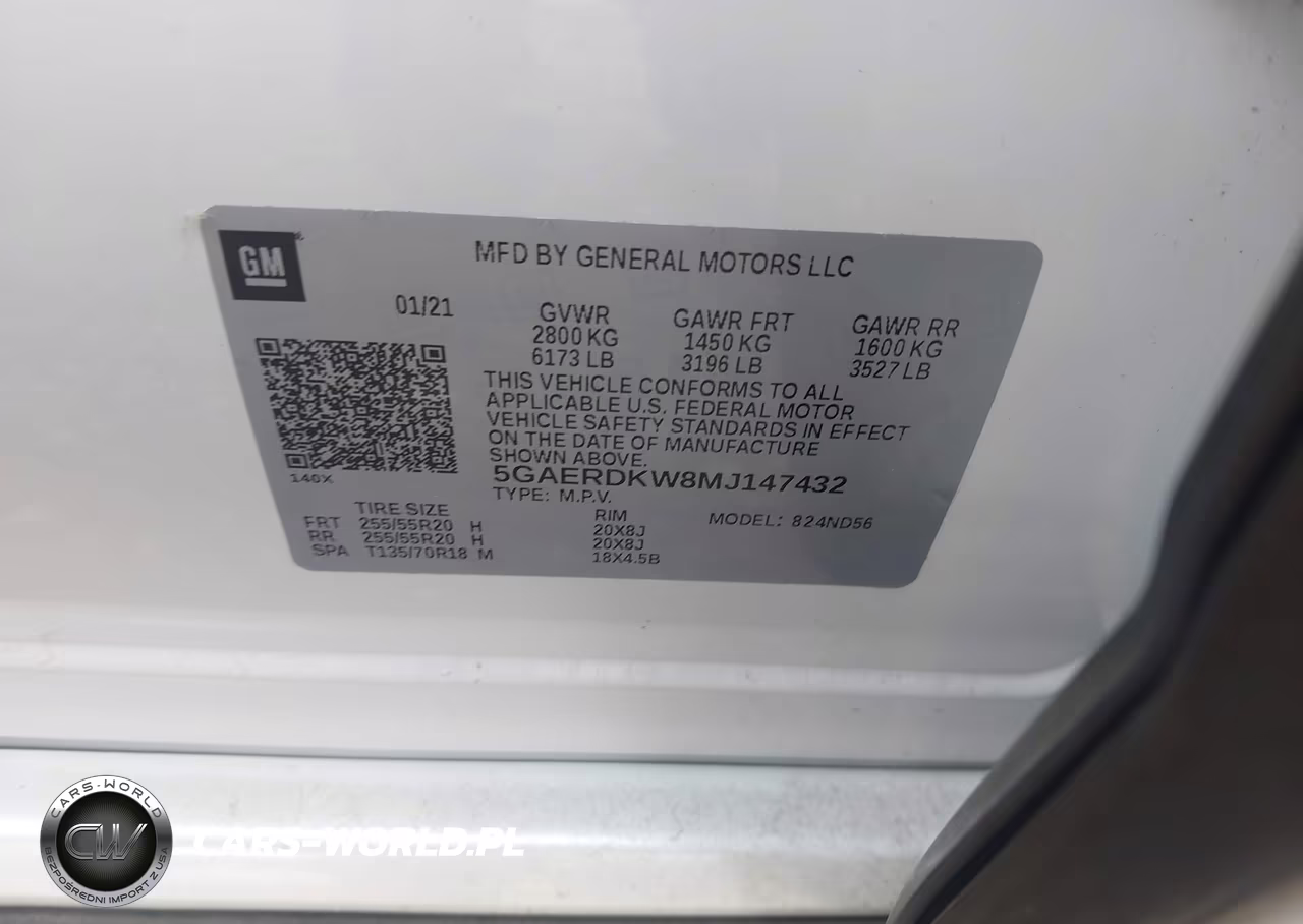 2021 Buick Enclave Fwd Avenir VIN:5GAERDKW8MJ147432 - 9