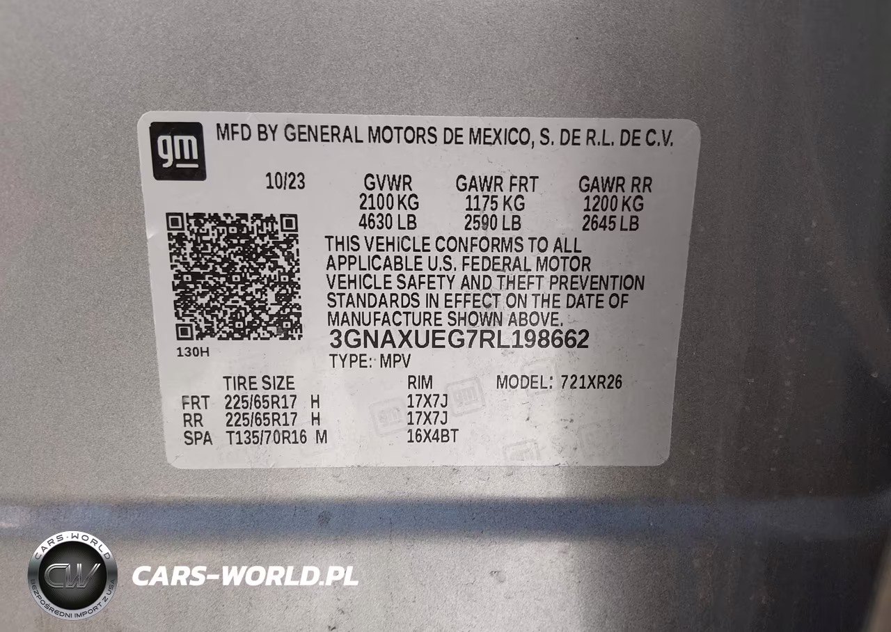 2024 Chevrolet Equinox Awd Lt VIN:3GNAXUEG7RL198662 - 9