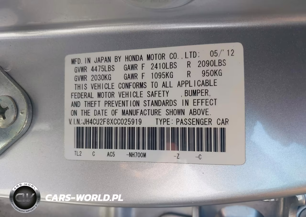 2012 Acura Tsx 2.4 VIN:JH4CU2F8XCC025919 - 9