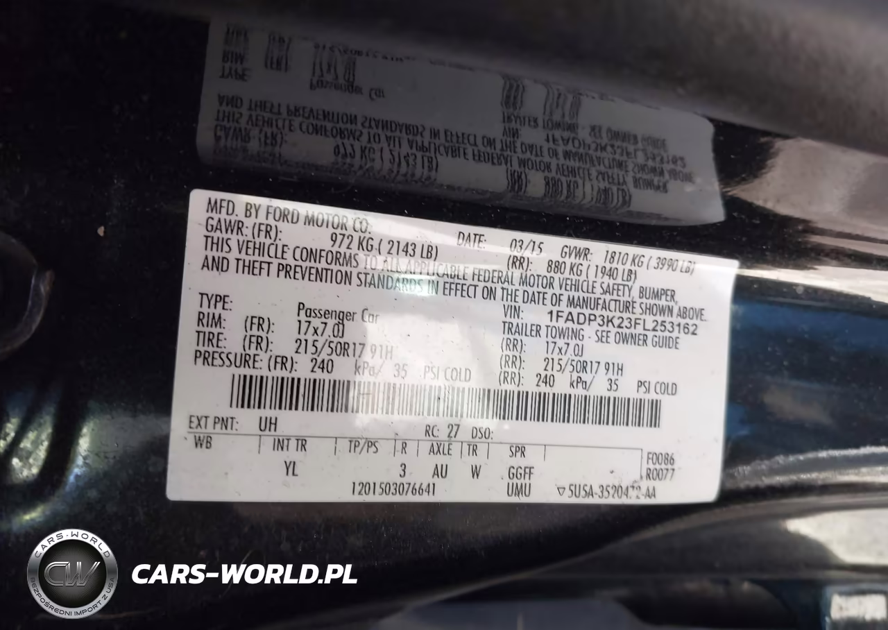 2015 Ford Focus Se VIN:1FADP3K23FL253162 - 9