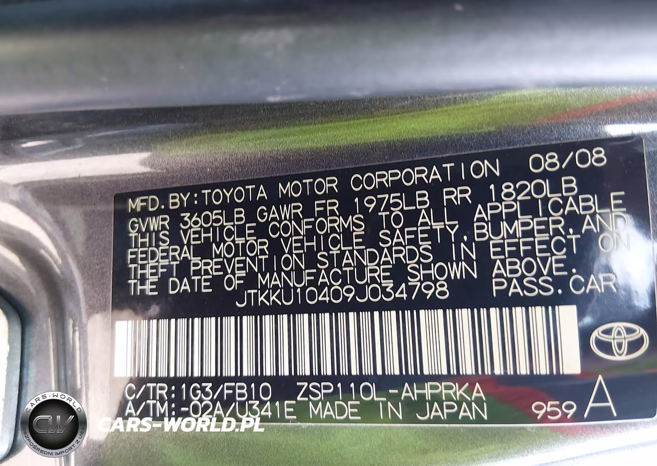 2009 Scion Xd VIN:JTKKU10409J034798 - 9