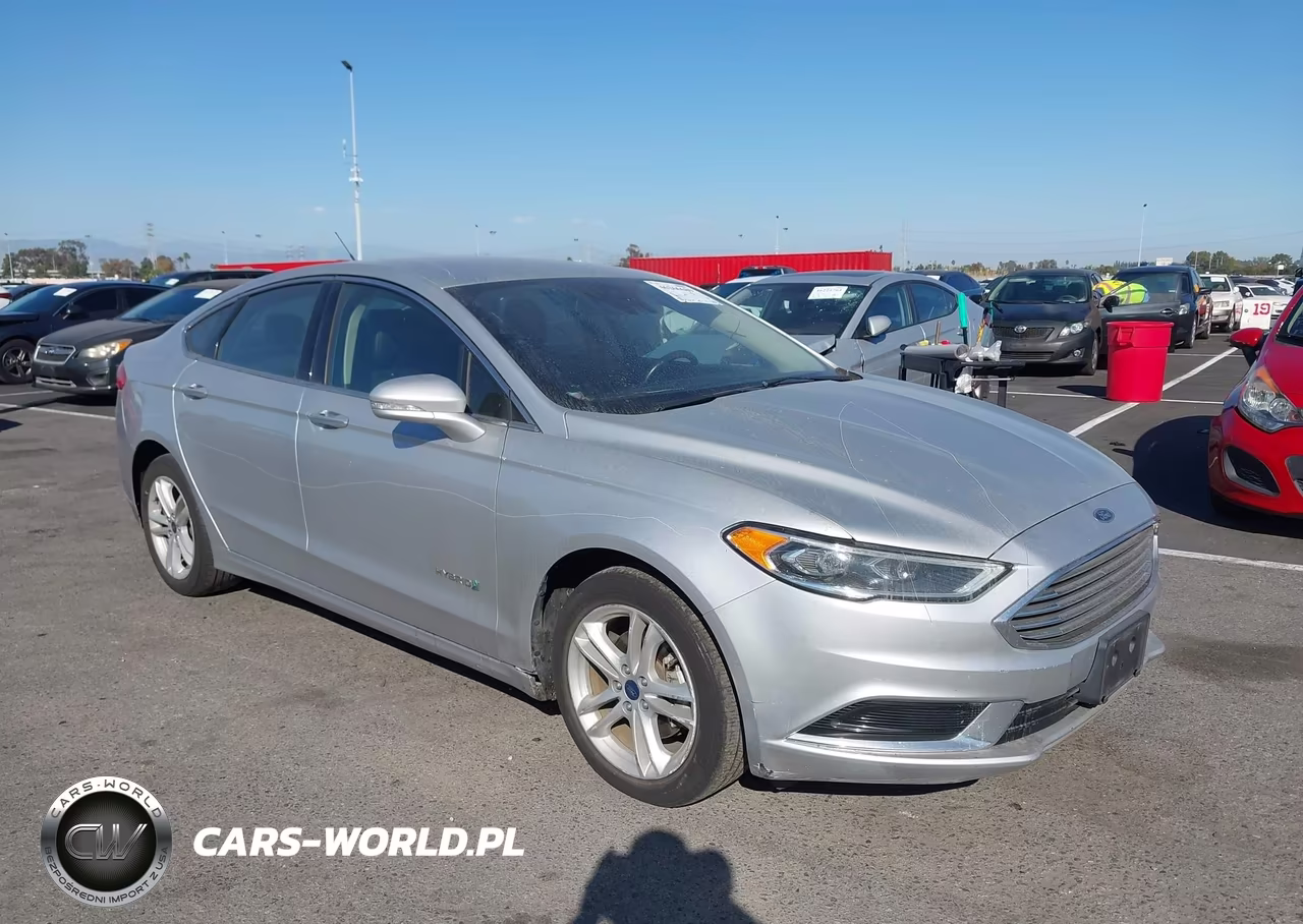 2018 Ford Fusion Hybrid Se VIN:3FA6P0LU6JR117531 - 1