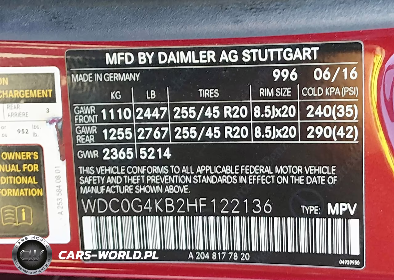 2017 Mercedes-Benz Glc 300 4Matic VIN:WDC0G4KB2HF122136 - 9