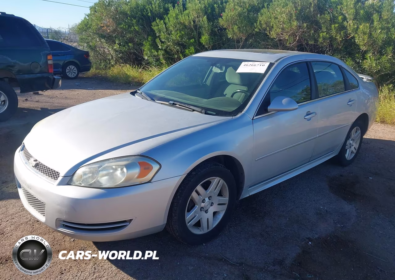 2013 Chevrolet Impala Lt VIN:2G1WG5E3XD1198756 - 2