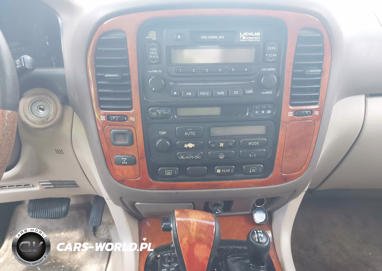 2000 Lexus Lx 470 VIN:JT6HT00WXY0106201 - 12