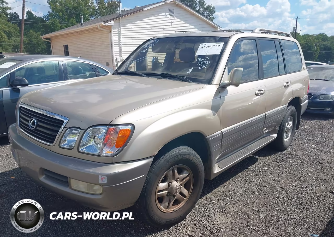2000 Lexus Lx 470 VIN:JT6HT00WXY0106201 - 2