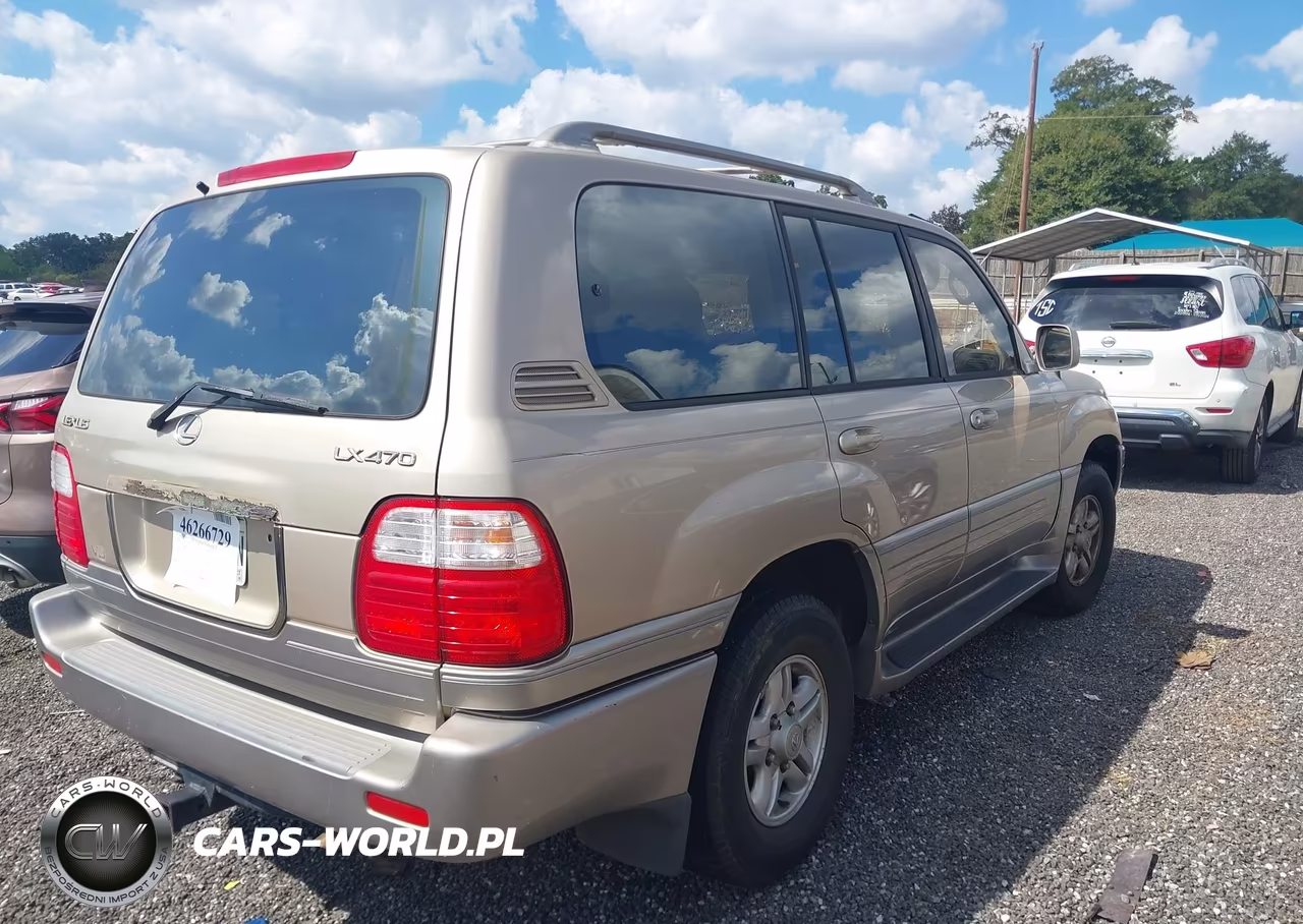 2000 Lexus Lx 470 VIN:JT6HT00WXY0106201 - 4