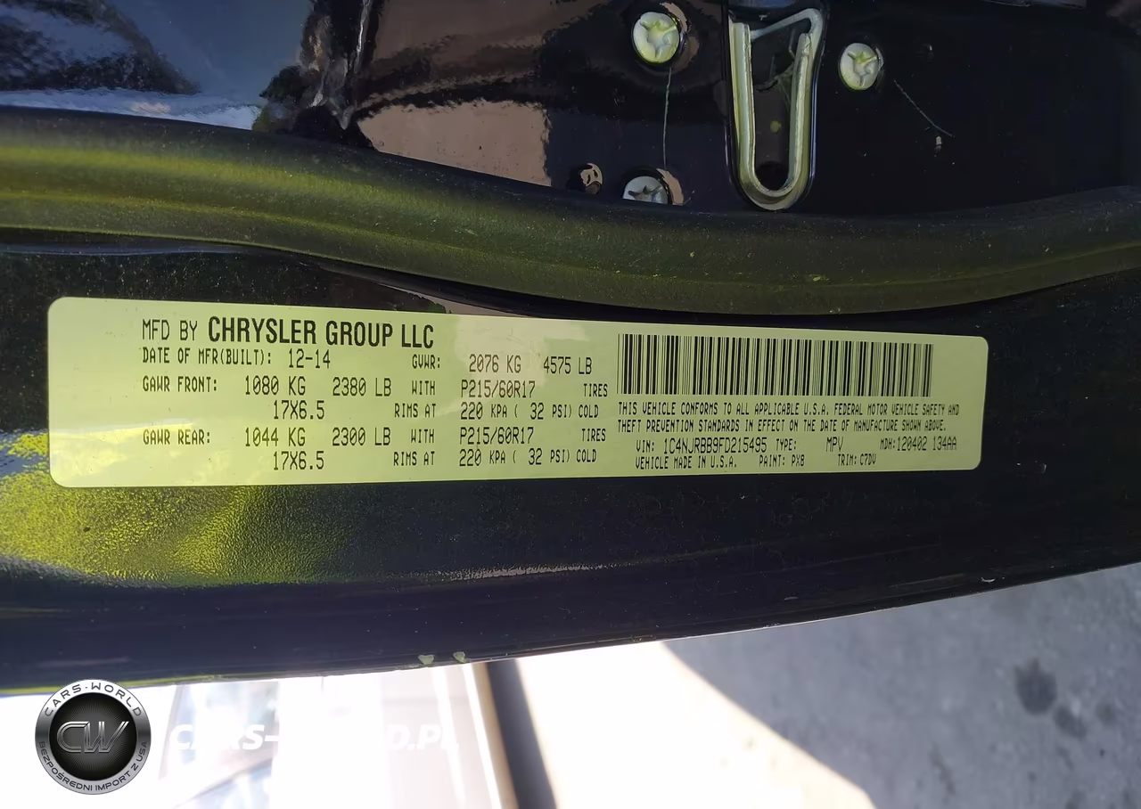 2015 Jeep Patriot Altitude Edition VIN:1C4NJRBB9FD215495 - 9