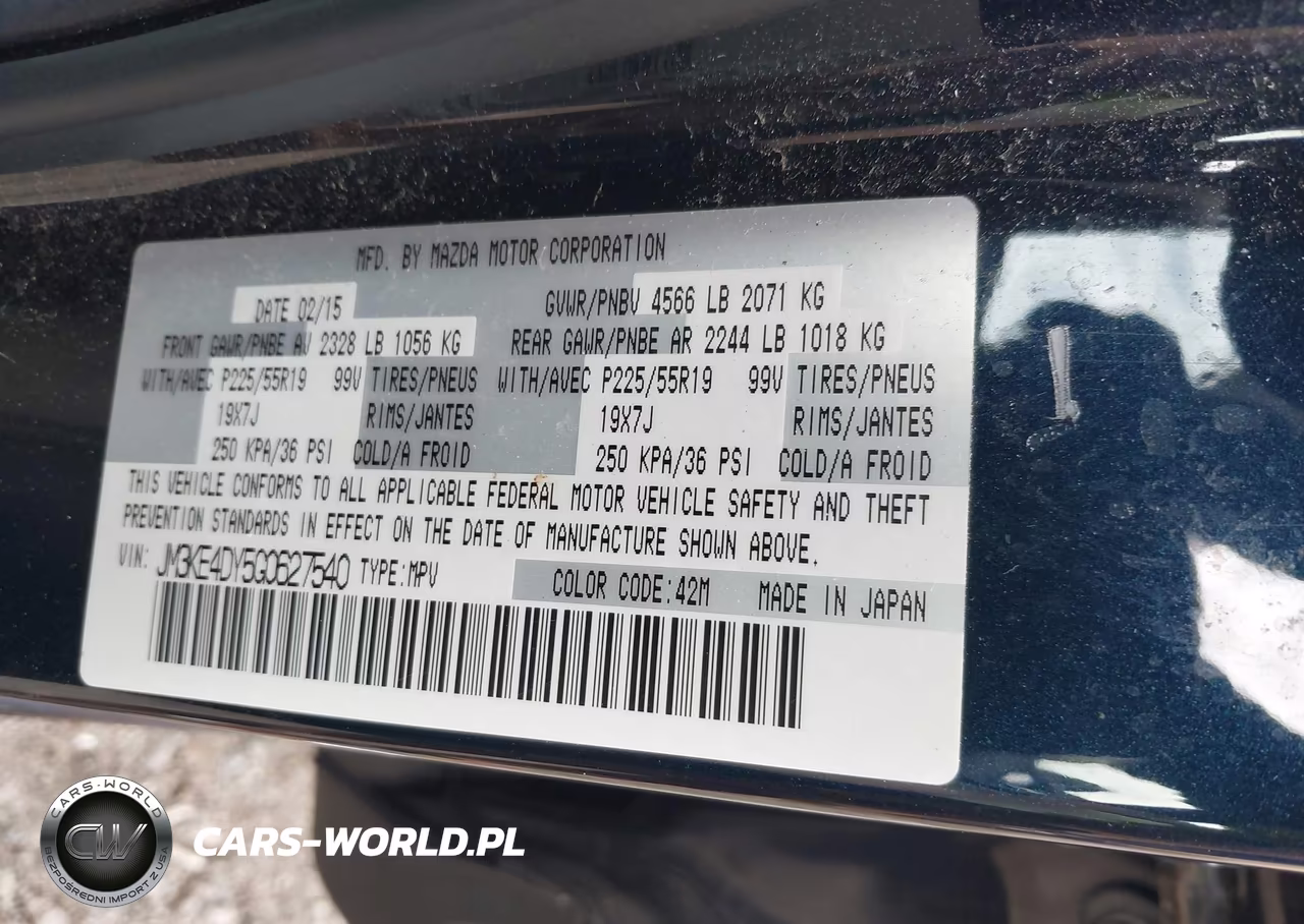 2016 Mazda Cx-5 Grand Touring VIN:JM3KE4DY5G0627540 - 9