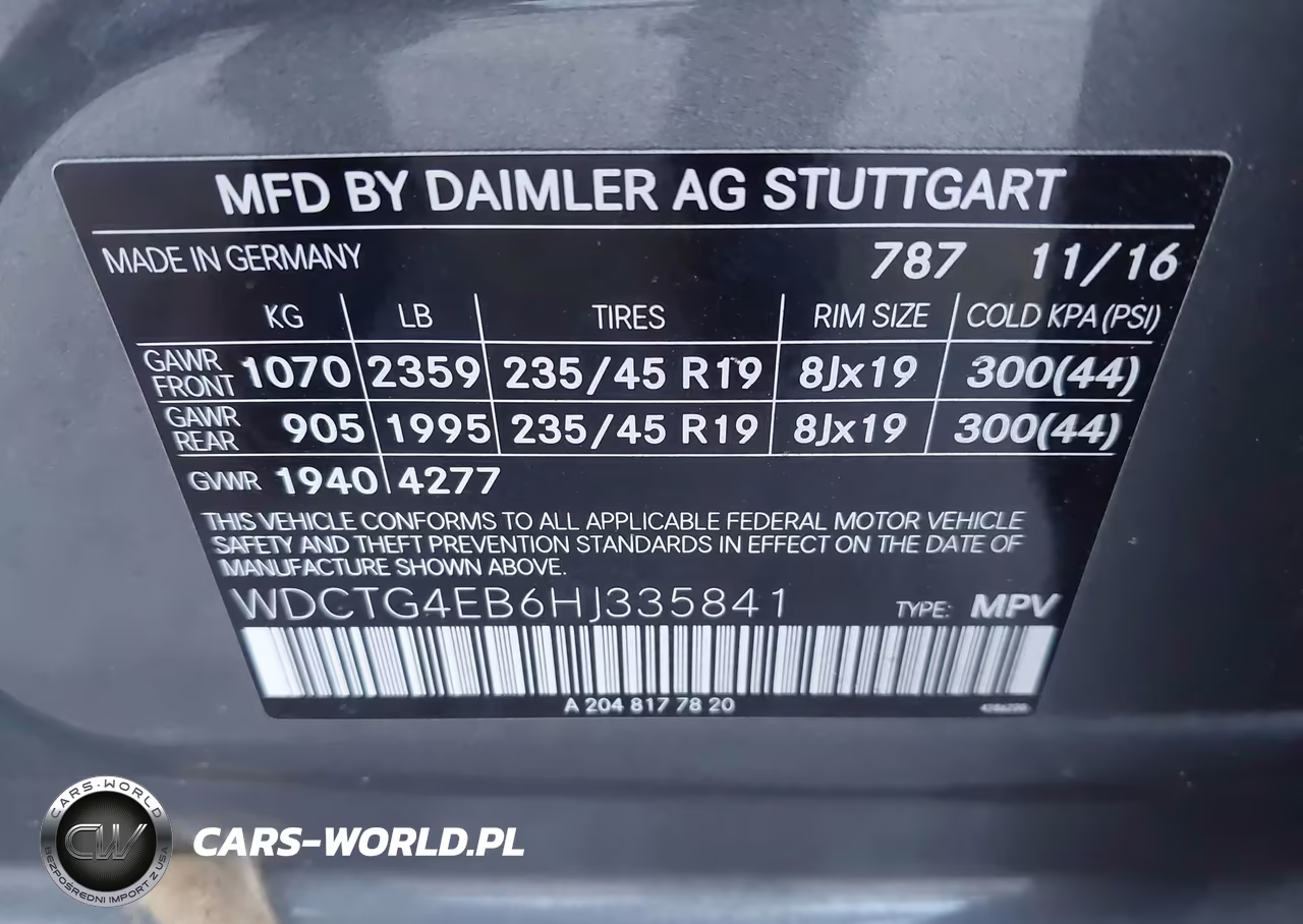 2017 Mercedes-Benz Gla 250 VIN:WDCTG4EB6HJ335841 - 9