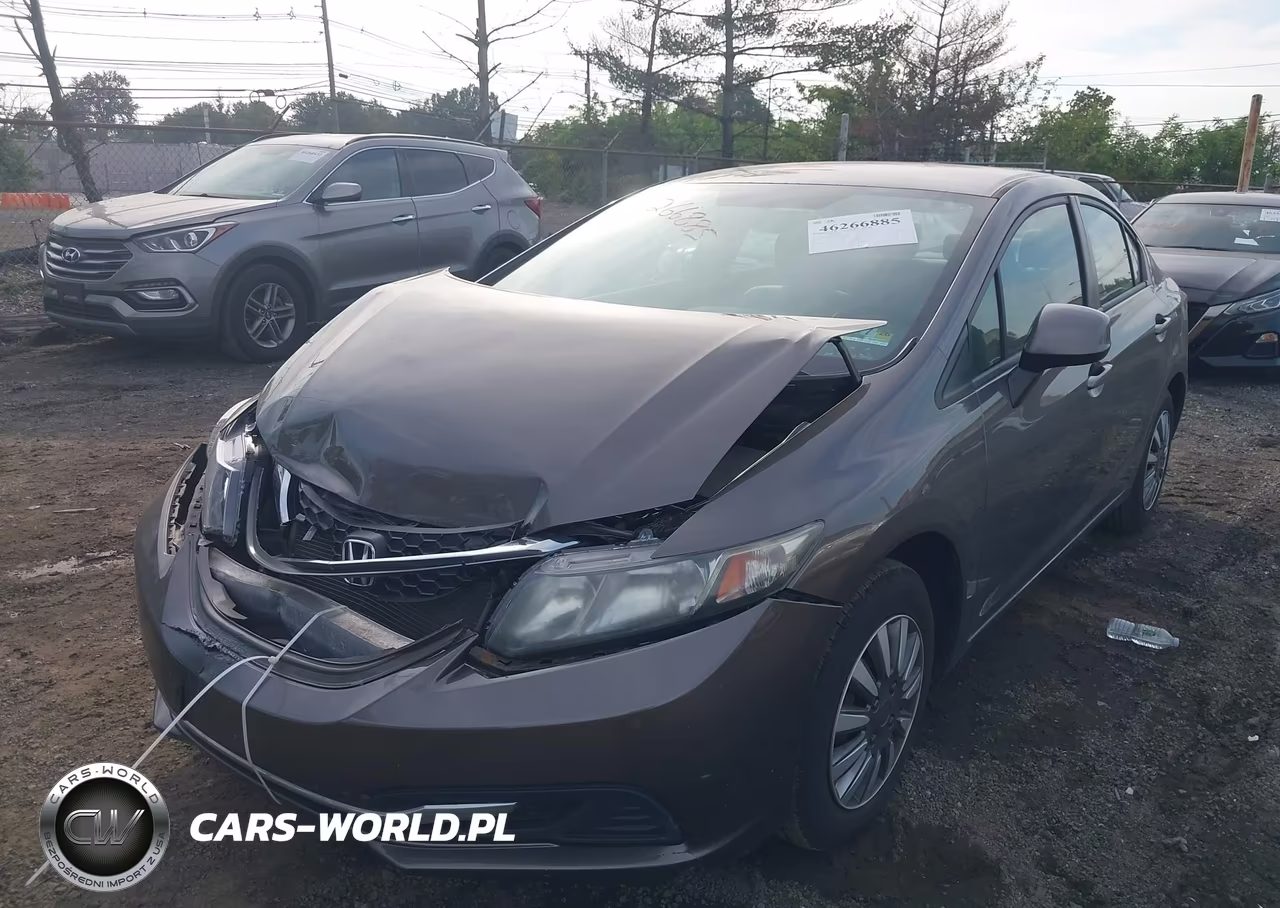 2013 Honda Civic Lx VIN:19XFB2F58DE255396 - 2