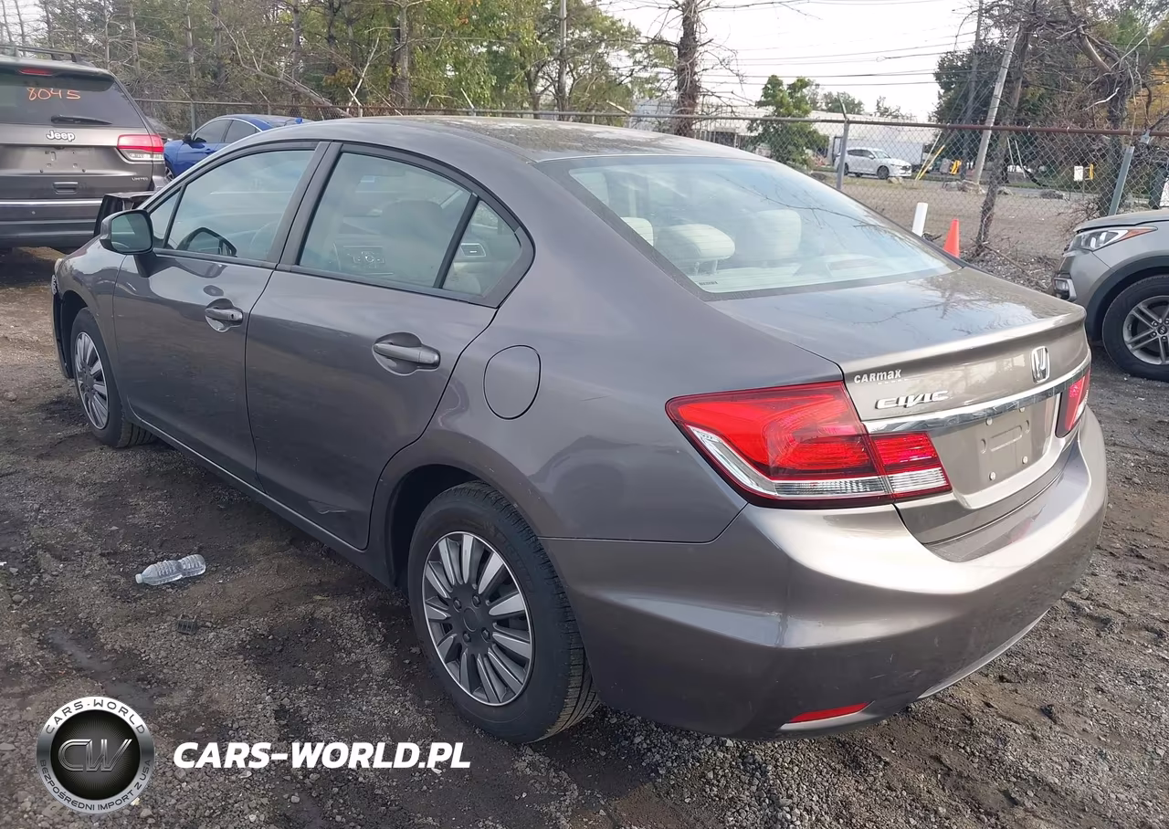 2013 Honda Civic Lx VIN:19XFB2F58DE255396 - 3