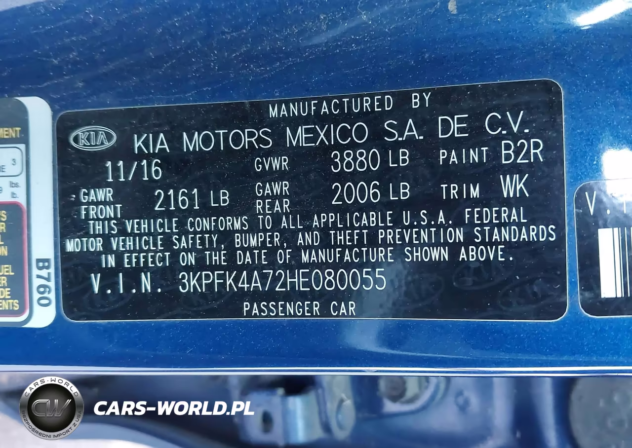 2017 Kia Forte Lx VIN:3KPFK4A72HE080055 - 9