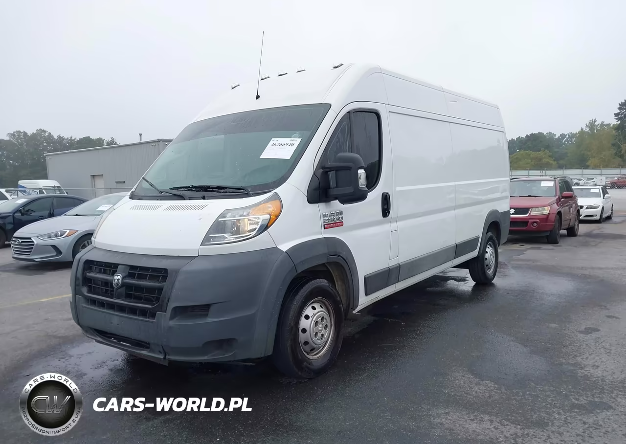2017 Ram Promaster 2500 High Roof 159 Wb VIN:3C6TRVDG6HE546772 - 2