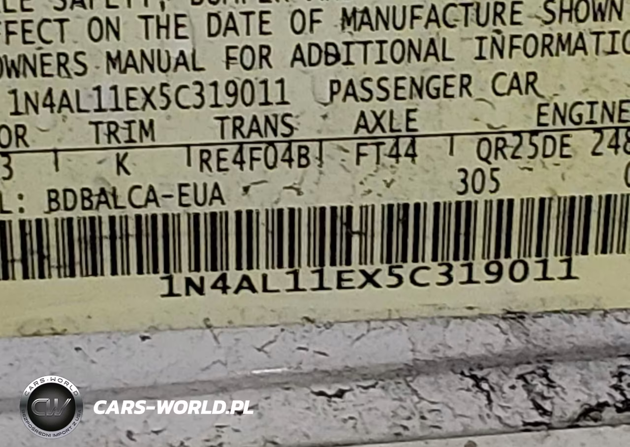 2005 Nissan Altima 2.5 S VIN:1N4AL11EX5C319011 - 9