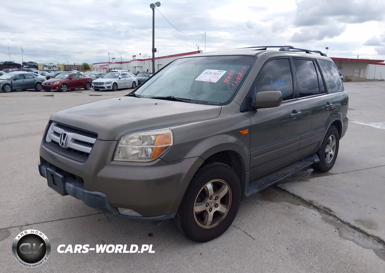2007 Honda Pilot Ex-L VIN:5FNYF28797B041320 - 2