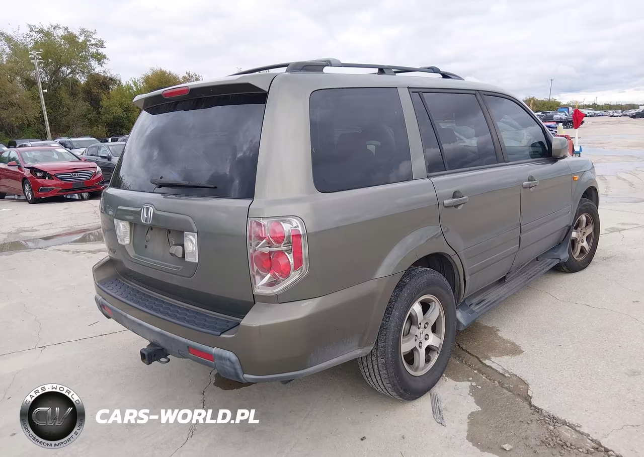 2007 Honda Pilot Ex-L VIN:5FNYF28797B041320 - 4