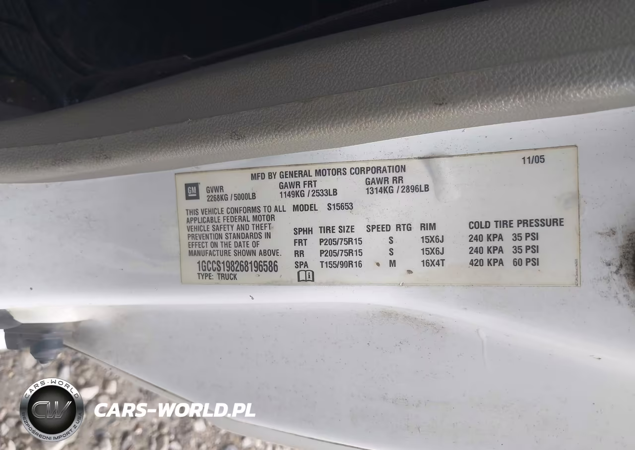 2006 Chevrolet Colorado Ls VIN:1GCCS198268196586 - 9