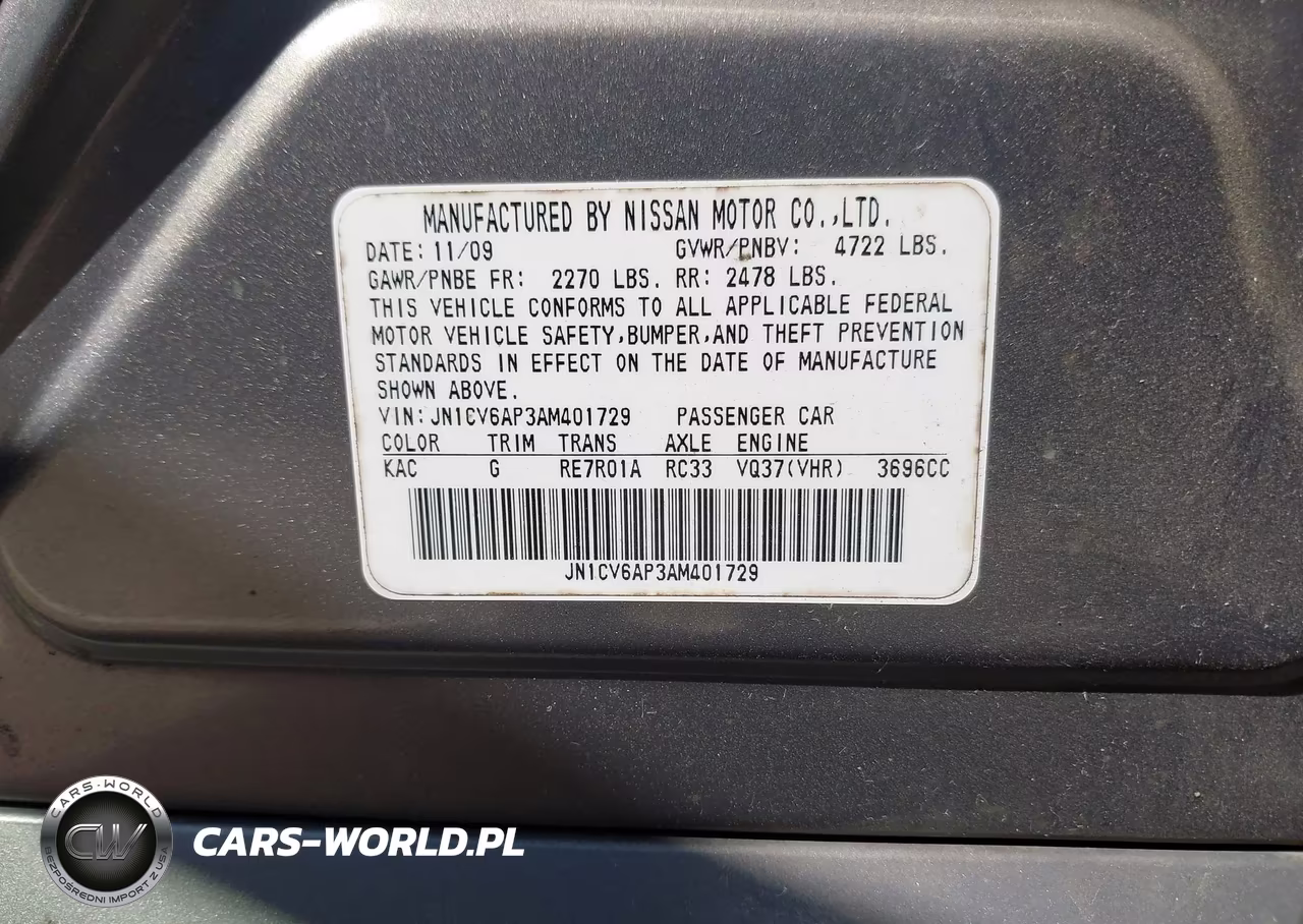 2010 Infiniti G37 Journey VIN:JN1CV6AP3AM401729 - 9