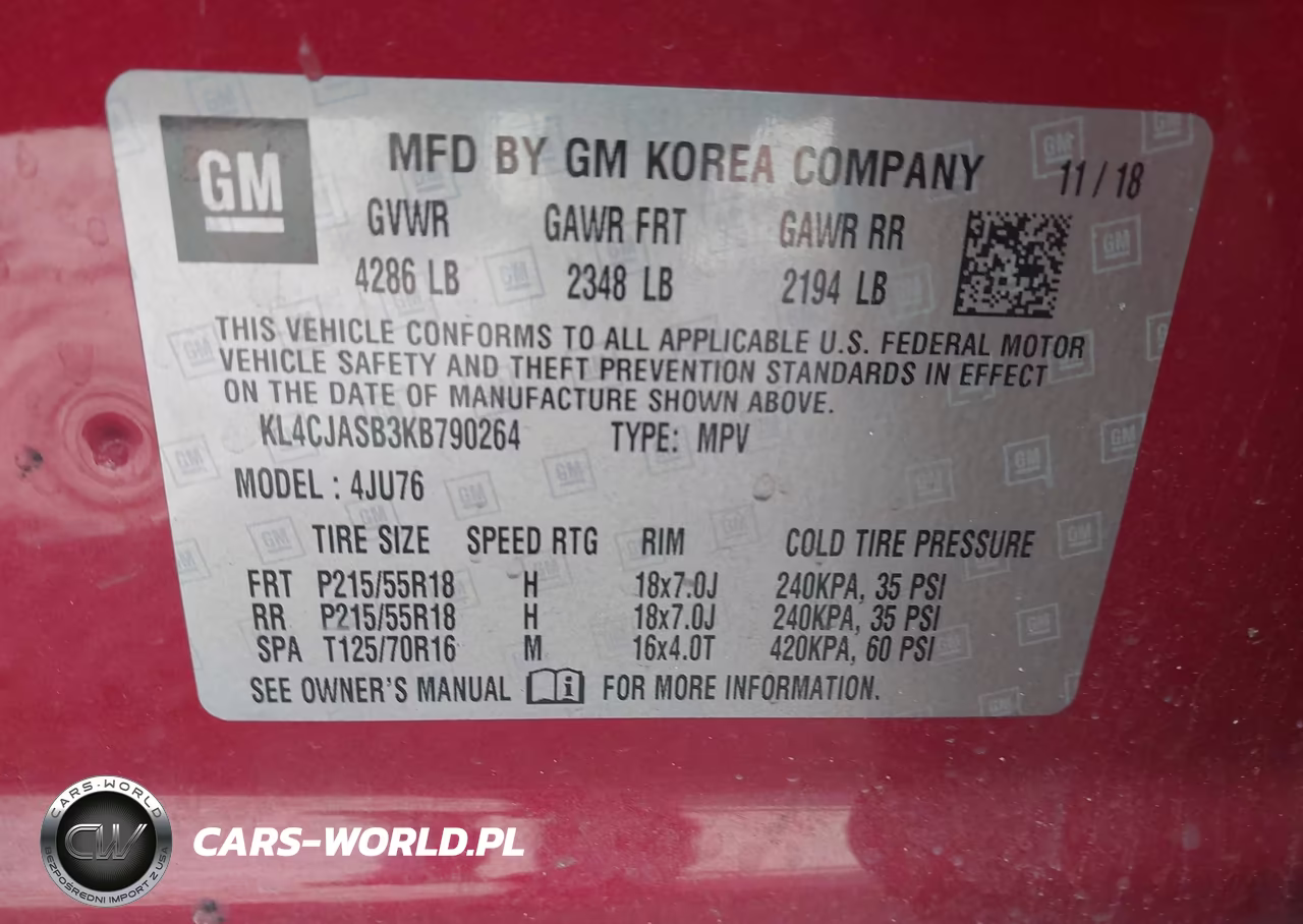 2019 Buick Encore Fwd Preferred VIN:KL4CJASB3KB790264 - 9