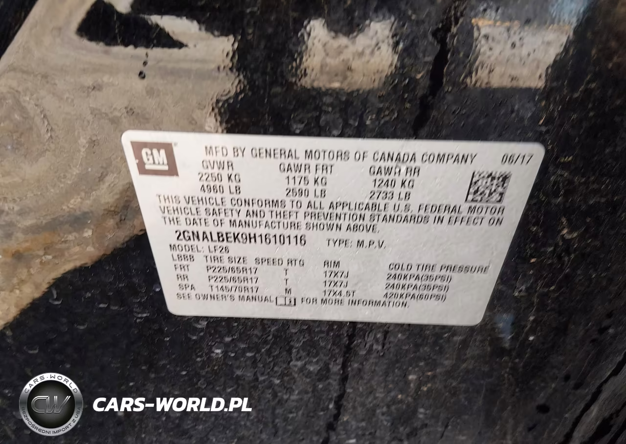2017 Chevrolet Equinox Ls VIN:2GNALBEK9H1610116 - 9