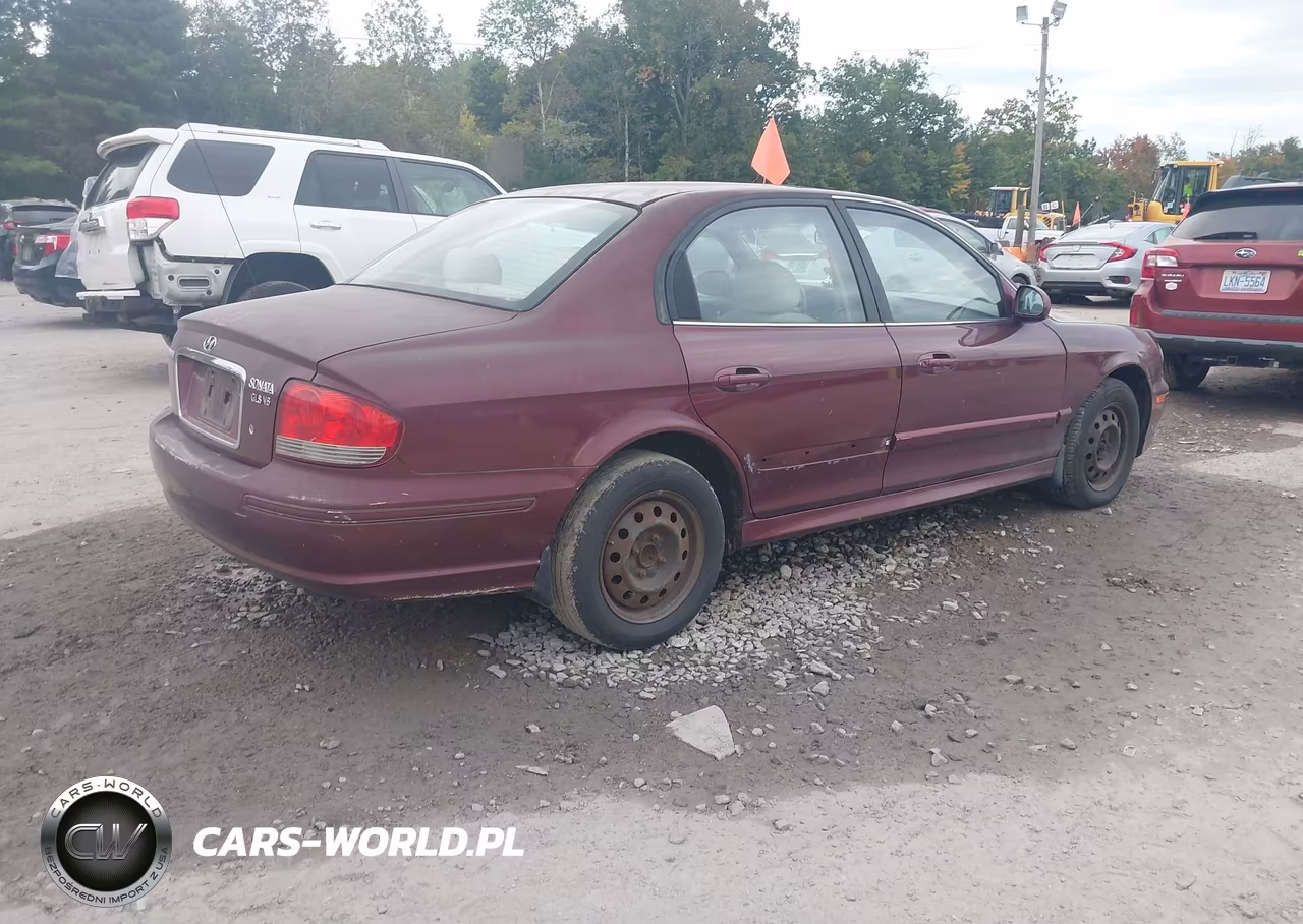 2003 Hyundai Sonata Base W-2.7L V6 VIN:KMHWF25H73A855193 - 4