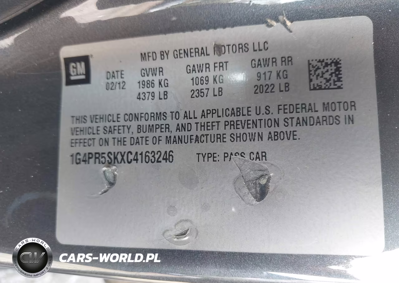 2012 Buick Verano Convenience Group VIN:1G4PR5SKXC4163246 - 9