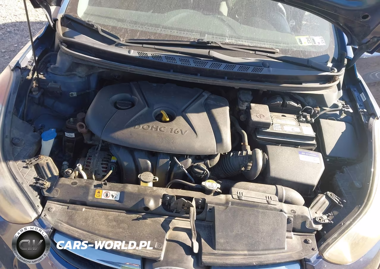 2013 Hyundai Elantra Gls VIN:KMHDH4AE9DU656896 - 10