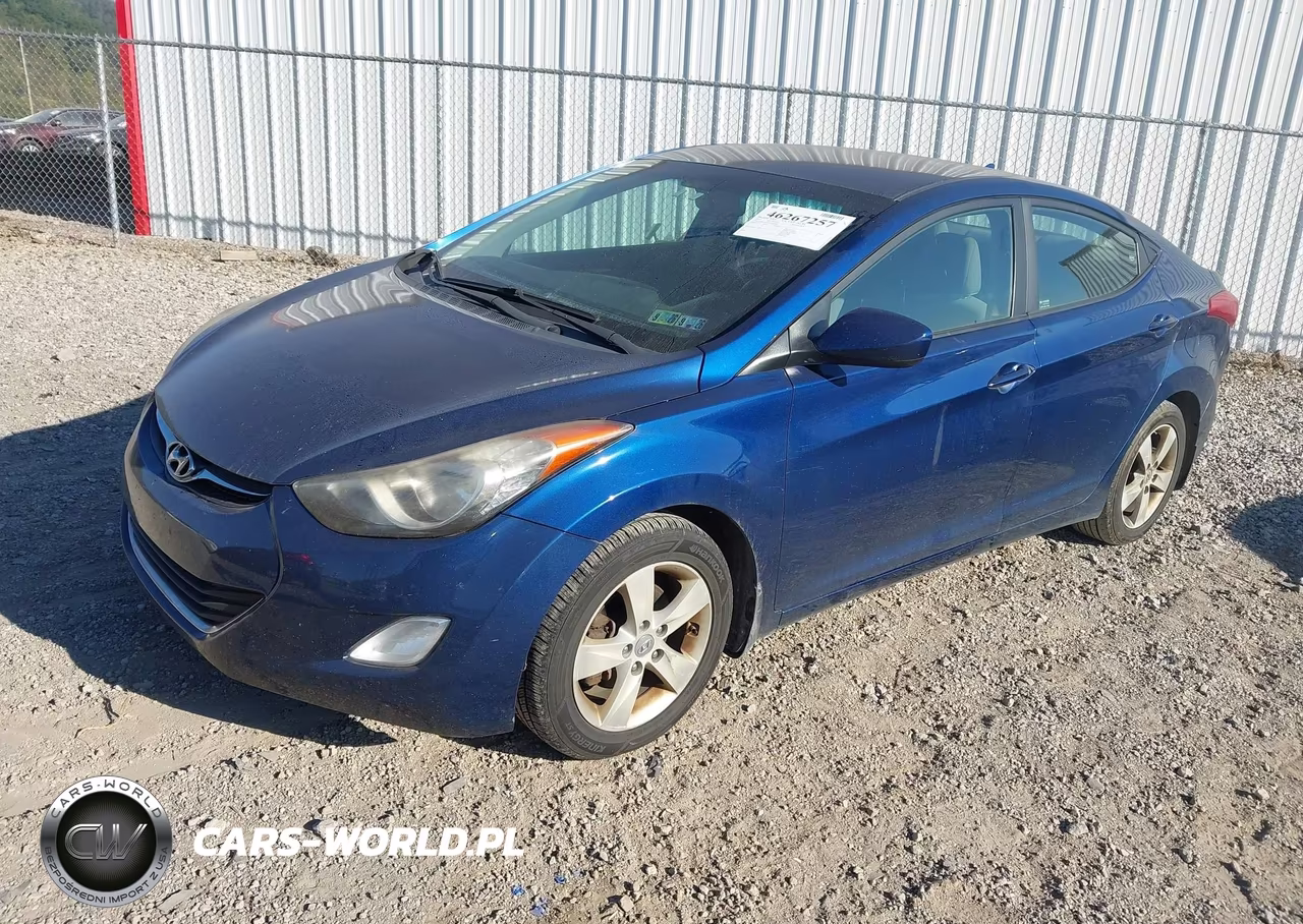 2013 Hyundai Elantra Gls VIN:KMHDH4AE9DU656896 - 2