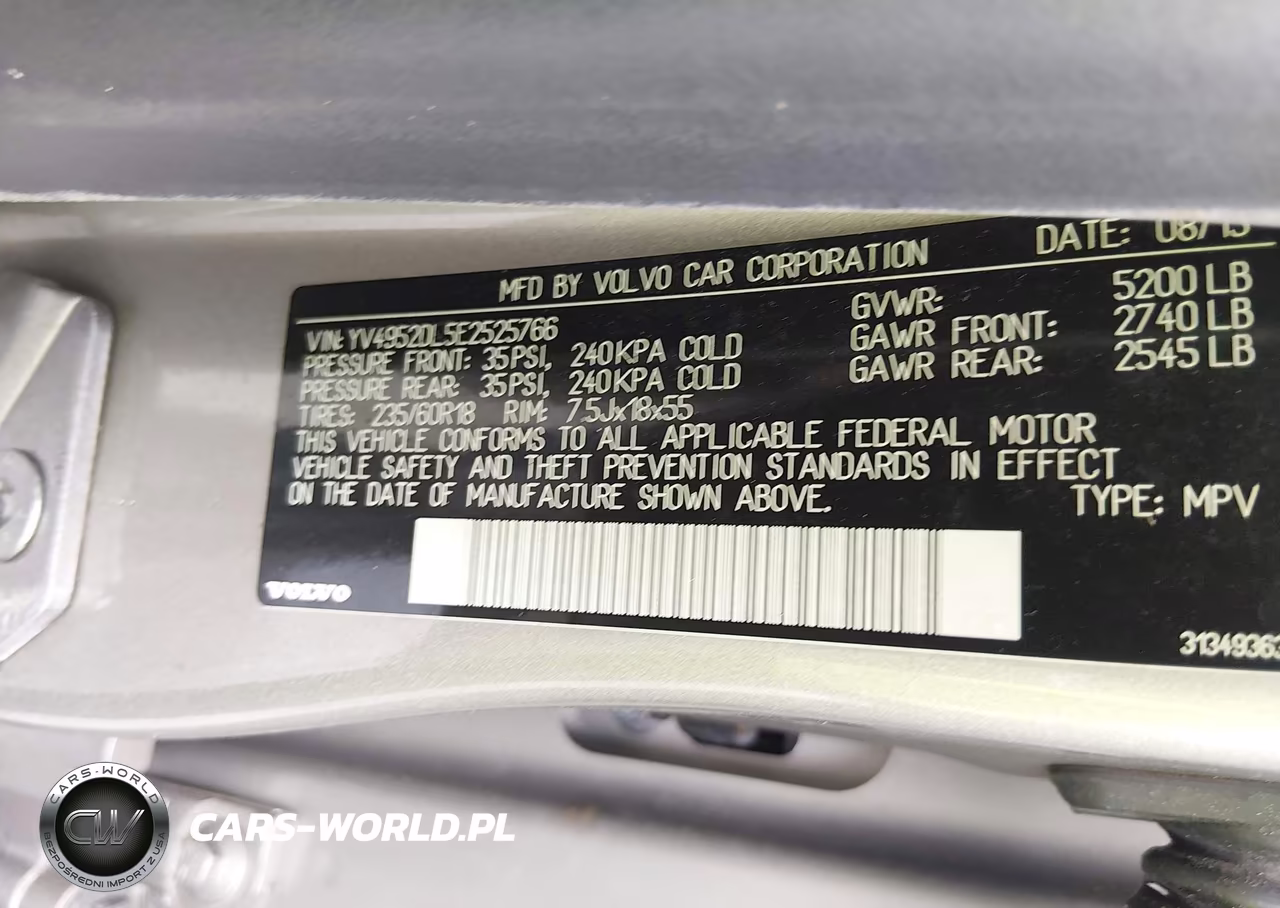 2014 Volvo Xc60 3.2 VIN:YV4952DL5E2525766 - 9