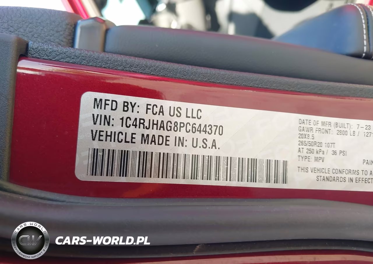 2023 Jeep Grand Cherokee Altitude X 4X4 VIN:1C4RJHAG8PC644370 - 9