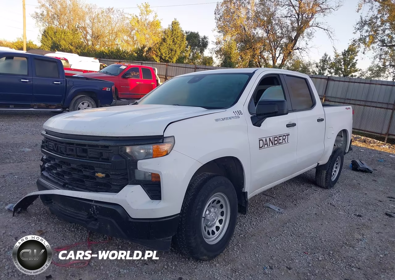 2023 Chevrolet Silverado 1500 4Wd Short Bed Wt VIN:1GCUDAED5PZ295156 - 2