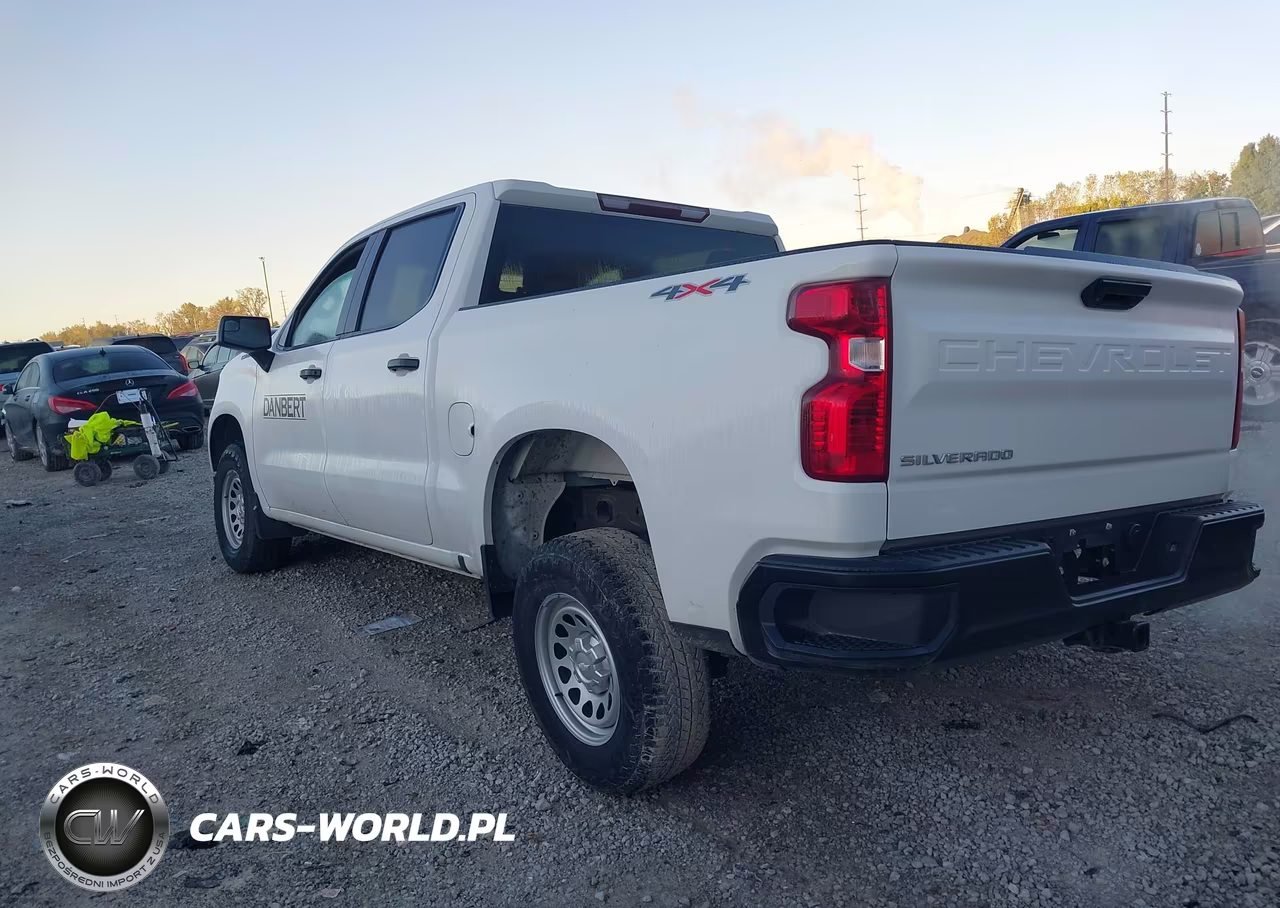 2023 Chevrolet Silverado 1500 4Wd Short Bed Wt VIN:1GCUDAED5PZ295156 - 3