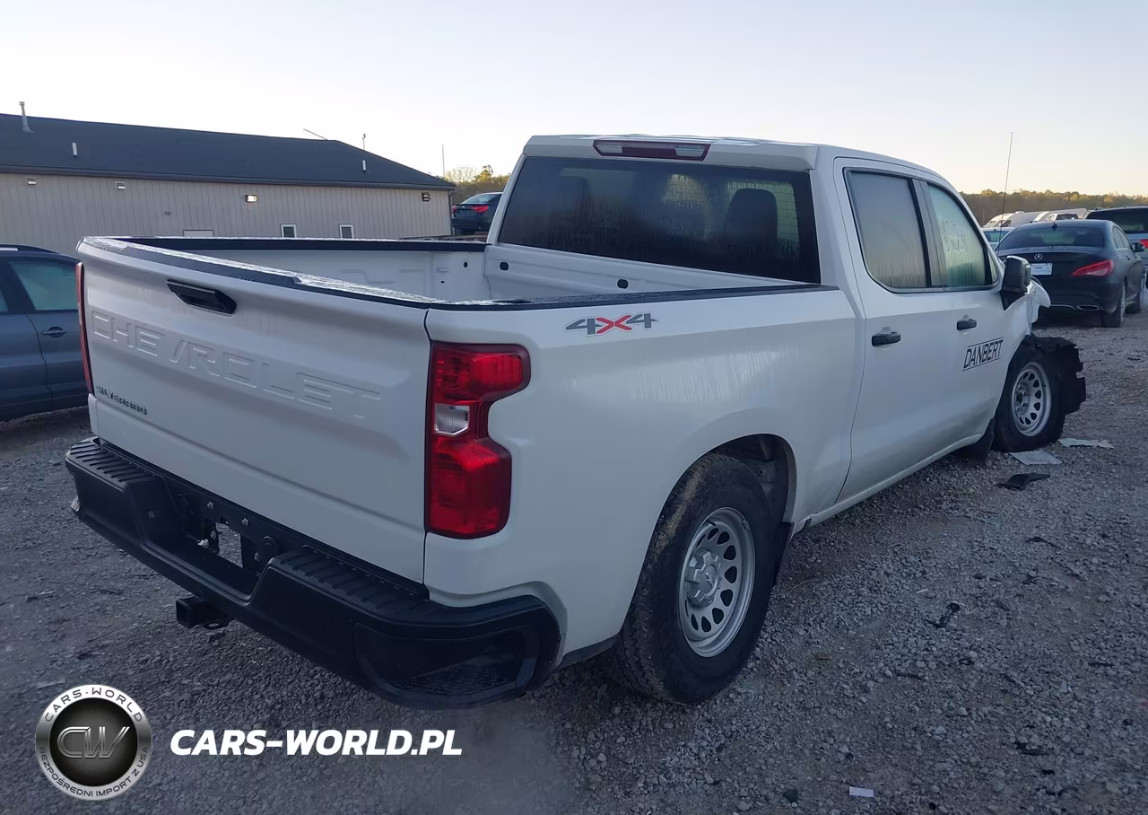 2023 Chevrolet Silverado 1500 4Wd Short Bed Wt VIN:1GCUDAED5PZ295156 - 4