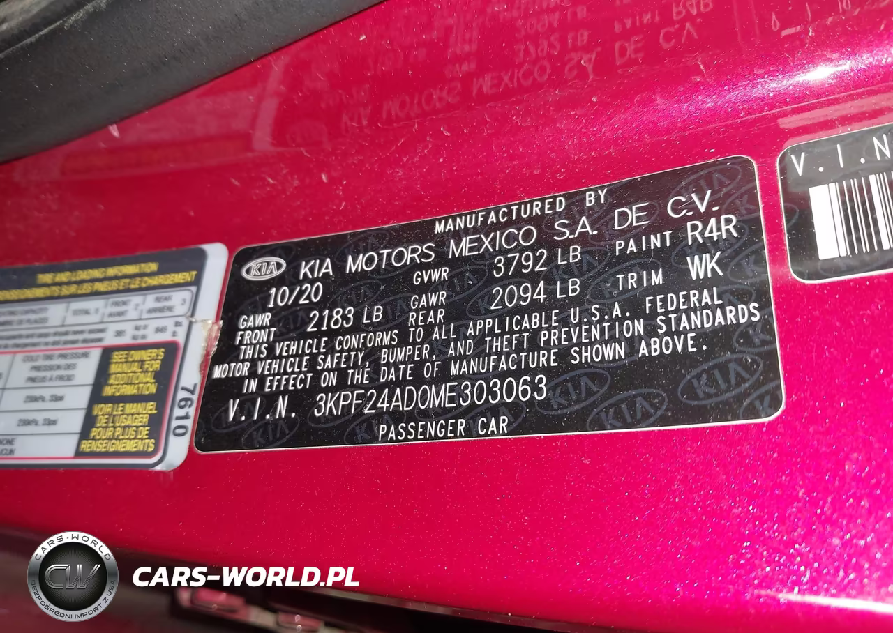 2021 Kia Forte Lxs VIN:3KPF24AD0ME303063 - 9