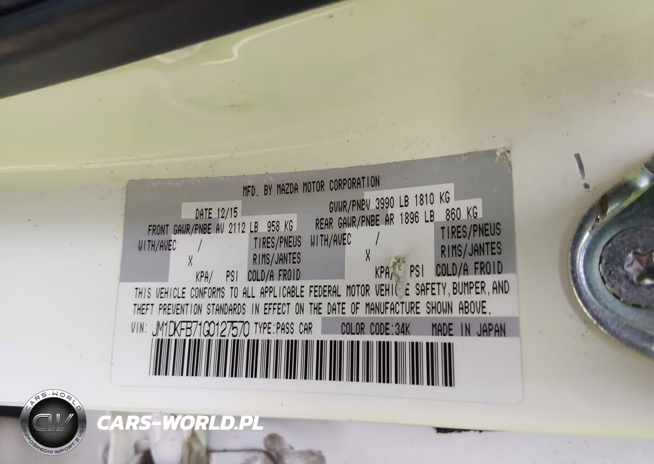 2016 Mazda Cx-3 Sport VIN:JM1DKFB71G0127570 - 9