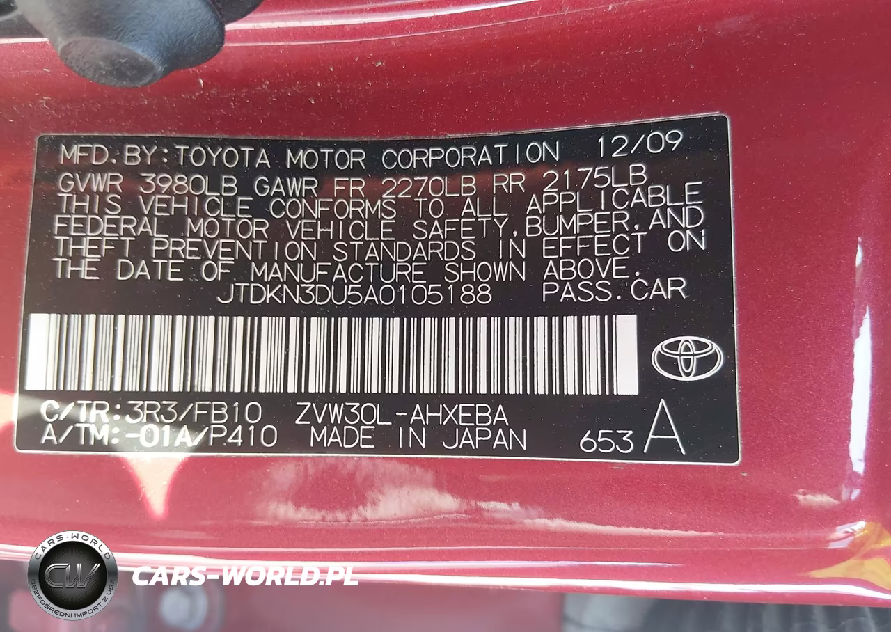 2010 Toyota Prius Ii VIN:JTDKN3DU5A0105188 - 9